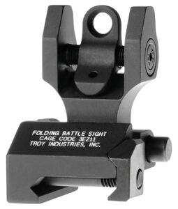 Troy Rear Folding Battlesight Black M4 Style (SSIG-FBS-R0BT-00)