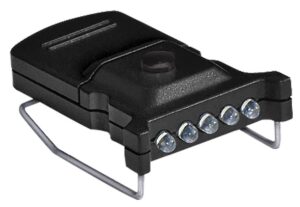 Cyclops CYC-MHC2PK-W Micro Hat Clip Light Black 10 Lumens White LED