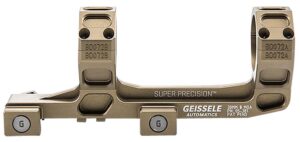 Geissele Automatics AR15 Super Precision Scope Mount/Ring Combo Desert Dirt Color Anodized
