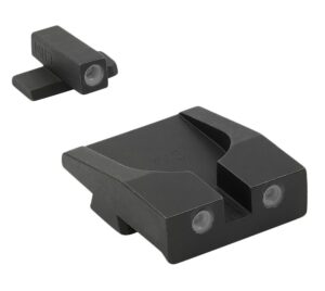 Meprolight USA 114203101 Tru-Dot Green Tritium White Outline Front Sight-Green Tritium White Outline Rear Sight Springfield Armory XD-M/XD-S (Non OSP)