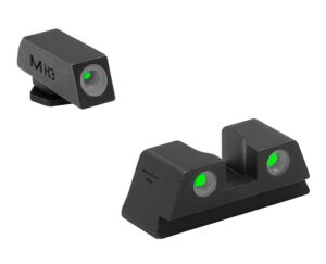 Meprolight USA 102203131 Tru-Dot Green Tritium Green Tritium/Black Frame, Compatible with Glock 42