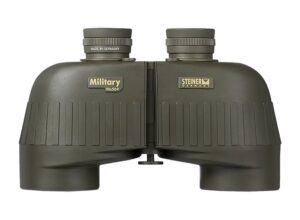 Steiner 2663 M1050 Laser Protection Filter 10x50mm SUMR Military Ranging Reticle Floating Prism Sports-Auto Focus, OD Green Makrolon with Rubber Armor