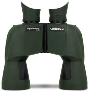 Steiner 2070 Nighthunter 8x56mm BaK-4 Porro Prism, Auto Focus, Matte Green Makrolon with Rubber Armor