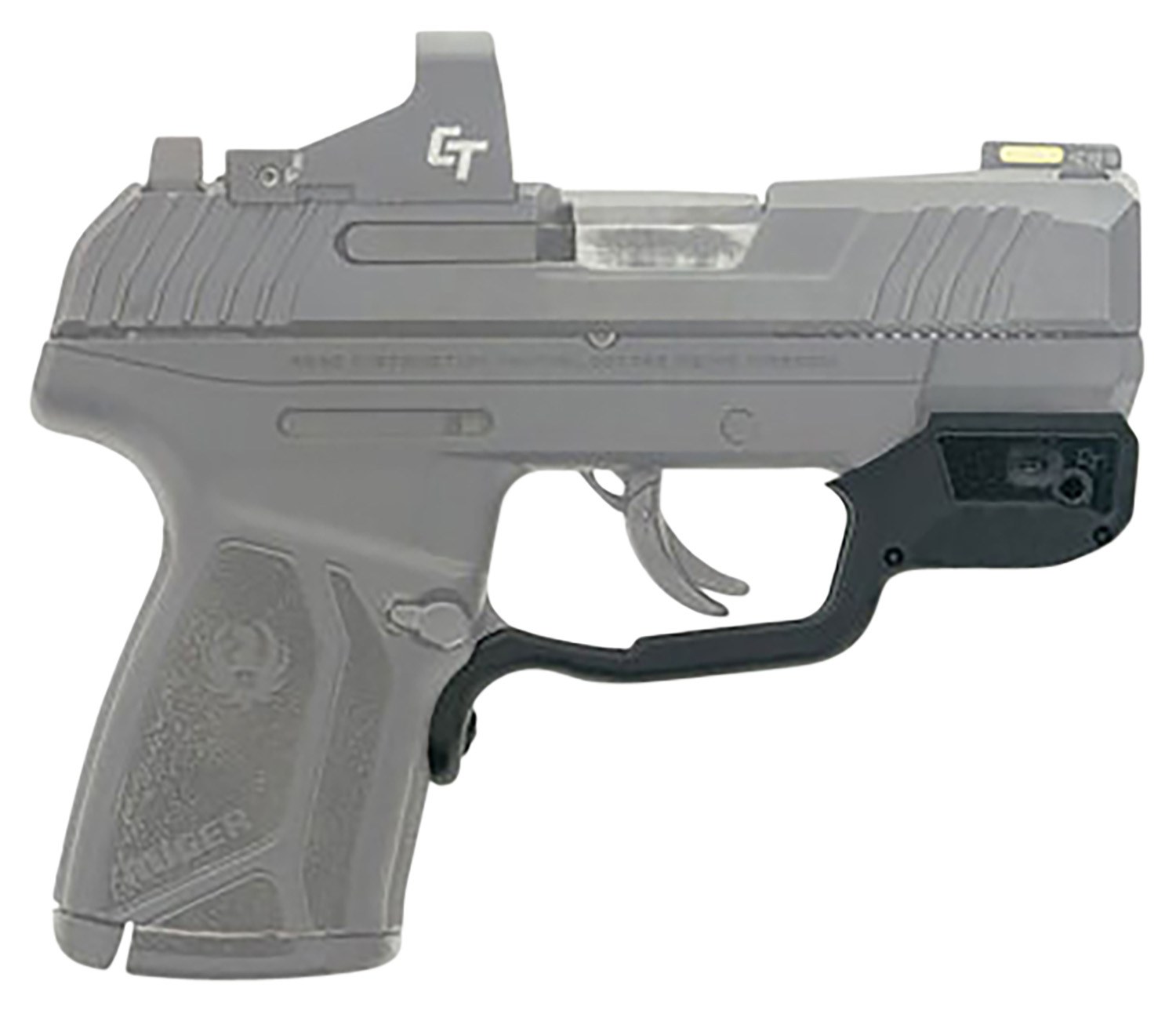 Crimson Trace 0102050 Laserguard Ruger MAX-9, Green Laser Black Polymer