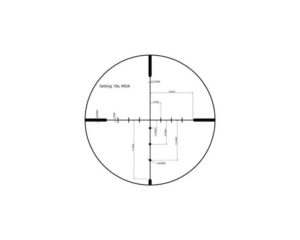 Viridian LYXA Rifle Scope 4-16x44 1" SFP BDC MOA Non-Illuminated