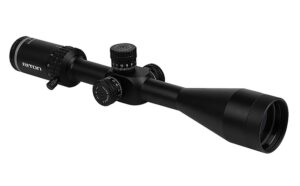 Riton Optics 1 Conquer Rifle Scope 6-24x50, 1 Inch Tube, MPSR MOA FFP Reticle