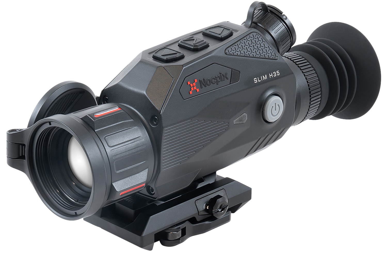 Nocpix SLIML35 Slim L35 Thermal Mountable Weapon Sight Black 3.5x35mm, 640x512 12 Microns 60 Hz Resolution, Zoom Digital 4x - Image 2