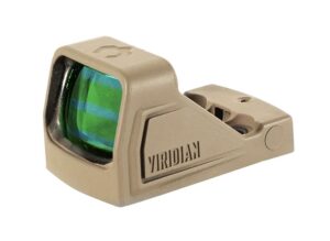 Viridian 9810142 RFX11 Flat Dark Earth 1 X 16 Mm X 22 Mm 3 MOA Green Dot