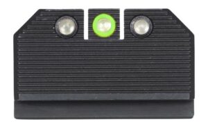 Night Fision GLK-001-330-353-GFZX Fiber Optic Sight Set for Glock 17/19/45/48, Green