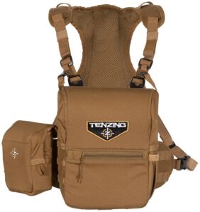 Tenzing TZGBHBSTMD Binocular Harness Medium Tan Poly Oxford