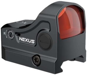 TruGlo TGTG8322B Nexus Red Dot Matte Black 1x 22mm 3 MOA Red Dot Reticle