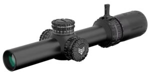 Arrowhead 1-6X24MM Sfp Illuminated Rifle Scope Arrowhead LPVO 1-6X24MM Sfp Illuminated Guerrilla Dot MOA-Red Black