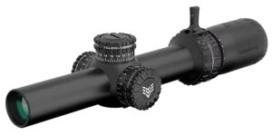 Arrowhead 1-6X24MM Sfp Illuminated Rifle Scope Arrowhead LPVO 1-6X24MM Sfp Illuminated Guerrilla Dot BDC-Green Black