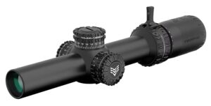 Arrowhead 1-6X24MM Sfp Illuminated Rifle Scope Arrowhead LPVO 1-6X24MM Sfp Illuminated Guerrilla Dot MOA-Green Black
