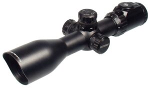 UTG SCP3-UM312AO Accushot Black Hardcoat Anodized 3-12x 44mm 30mm Tube Illuminated Red/Green MIL-Dot Reticle