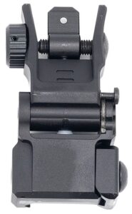 UTG AR15 Low Profile Flip-Up Rear Sight with Dual Aiming Aperture