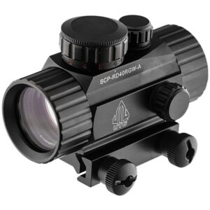 UTG SCPRD40RGWA ITA Black Anodized 1x 38mm Tube 4 MOA Red/Green CBQ Dot Reticle