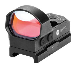 Hawke Sport Optics 12145 Reflex Sight Black 1x34mm Illuminated Circle with Red Dot Reticle Weaver Rail Mount