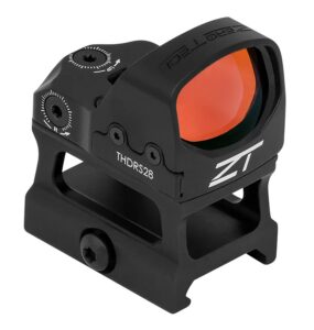 Zero Tech Optics THDRS28H Thrive HD with High Mount Black 1x28mmx20mm, 3 MOA Red Dot Reticle Picatinny Rail/RMR Footprint Mount
