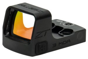 Zero Tech Optics THDM21 Thrive HD Black 1x 21mm X 15mm 3 MOA Red Dot Reticle
