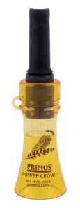 Primos 330 Power Crow Open Call Crow Sounds Attracts Crow/Turkey Black/Yellow Plastic
