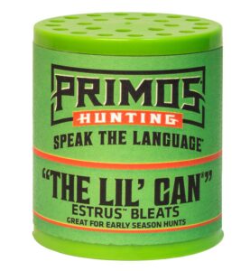 Primos 731 the Lil' Can Call Attracts Deer Green Plastic