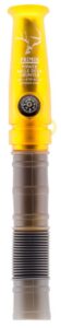 Primos 736 Power Grunter Call Double Reed Mule Deer Sounds Attracts Blacktail/Mule Deer Features Built in Compass Black/Gold