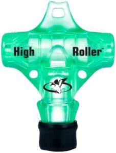 Primos 838 High Roller Whistle Call Mallard Drake/Pintail/Teal/Widgeon Sounds Attracts Ducks Green Polycarbonate