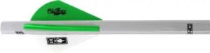 Bohning Blazer QuikFletch Neon Green/White 6-Pack.