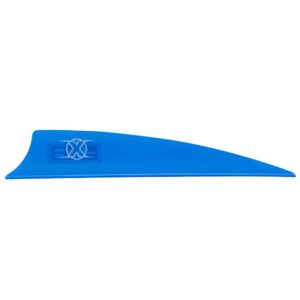 Bohning X Vanes Shield Cut 3 In. Satin Blue 36-Pack.