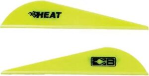 Bohning Heat Vanes Neon Yellow 36-Pack.