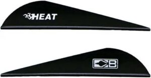 Bohning Heat Vanes Black 36-Pack.
