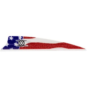 Bohning X Vanes Shield Cut 3 In. American Flag 36-Pack.