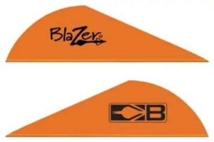 Bohning Blazer Vanes Neon Orange 100-Pack.
