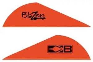 Bohning Blazer Vanes Neon Red 100-Pack.