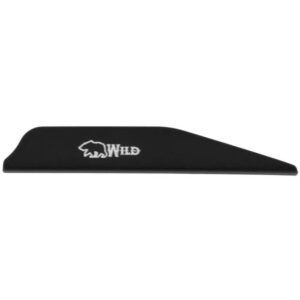 Bohning Wild Vanes 3 In. Black 100-Pack.