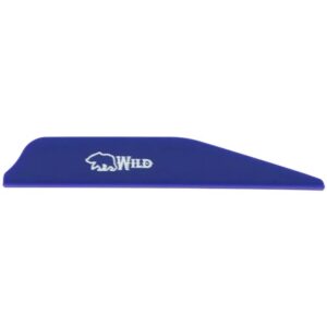 Bohning Wild Vanes 3 In. Blue 100-Pack.