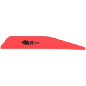 Bohning Wild Vanes 3 In. Hot Pink 100-Pack.