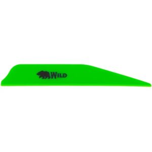 Bohning Wild Vanes 3 In. Neon Green 100-Pack.