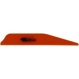 Bohning Wild Vanes 3 In. Red 100-Pack.