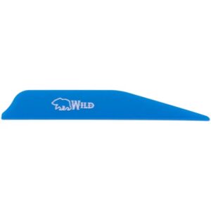 Bohning Wild Vanes 3 In. Satin Blue 100-Pack.