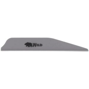 Bohning Wild Vanes 3 In. Silver 100-Pack.