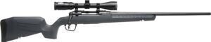 Savage Arms 32172 Axis 2 XP Combo Full Size 22-250 Rem 4+1 22" Black Sporter Barrel, Black Carbon Steel Receiver Drilled & Tapped, Gray Fixed