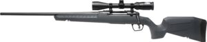 Savage Arms 32205 Axis 2 XP Combo Full Size 22-250 Rem 4+1 22" Black Sporter Barrel, Black Carbon Steel Receiver Drilled & Tapped, Gray Fixed