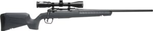 Savage Arms 32229 Axis 2 XP Combo Compact 223 Rem 4+1 20" Matte Black Heavy Sporter Barrel & Drilled & Tapped Carbon Steel Receiver, Fixed