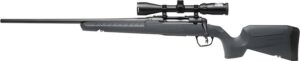 Savage Arms 32250 Axis 2 XP Combo Compact 243 Win 4+1 20" Matte Black Heavy Sporter Barrel & Drilled & Tapped Carbon Steel Receiver, Fixed
