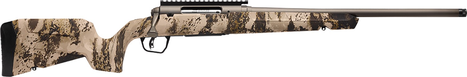 Savage Arms 32338 Axis 2 Pro Compact 243 Win 4+1 20" Gun Metal Bronze Cerakote Heavy Sporter Threaded Barrel & Picatinny Rail Carbon Steel