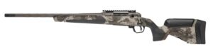 Savage Arms 32595 110 Core Hunter Pro 7mm PRC 3+1 22" Spiral Fluted Barrel, Savage Woodland Camo AccuStock with AccuFit V2 Synthetic Stock, Left Hand