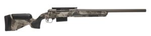 Savage Arms 32805 220 Harvester Full Size 20 Gauge Bolt 2-Round 22" Slug Barrel, AccuStock with AccuFit V2 Savage Woodland Camo Synthetic Stock, Right