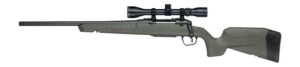 Savage Arms 33186 XP 243 Win 4+1 20" Matte Black Carbon Steel Threaded Barrel & Drilled & Tapped Receiver, OD Green Synthetic Fixed with